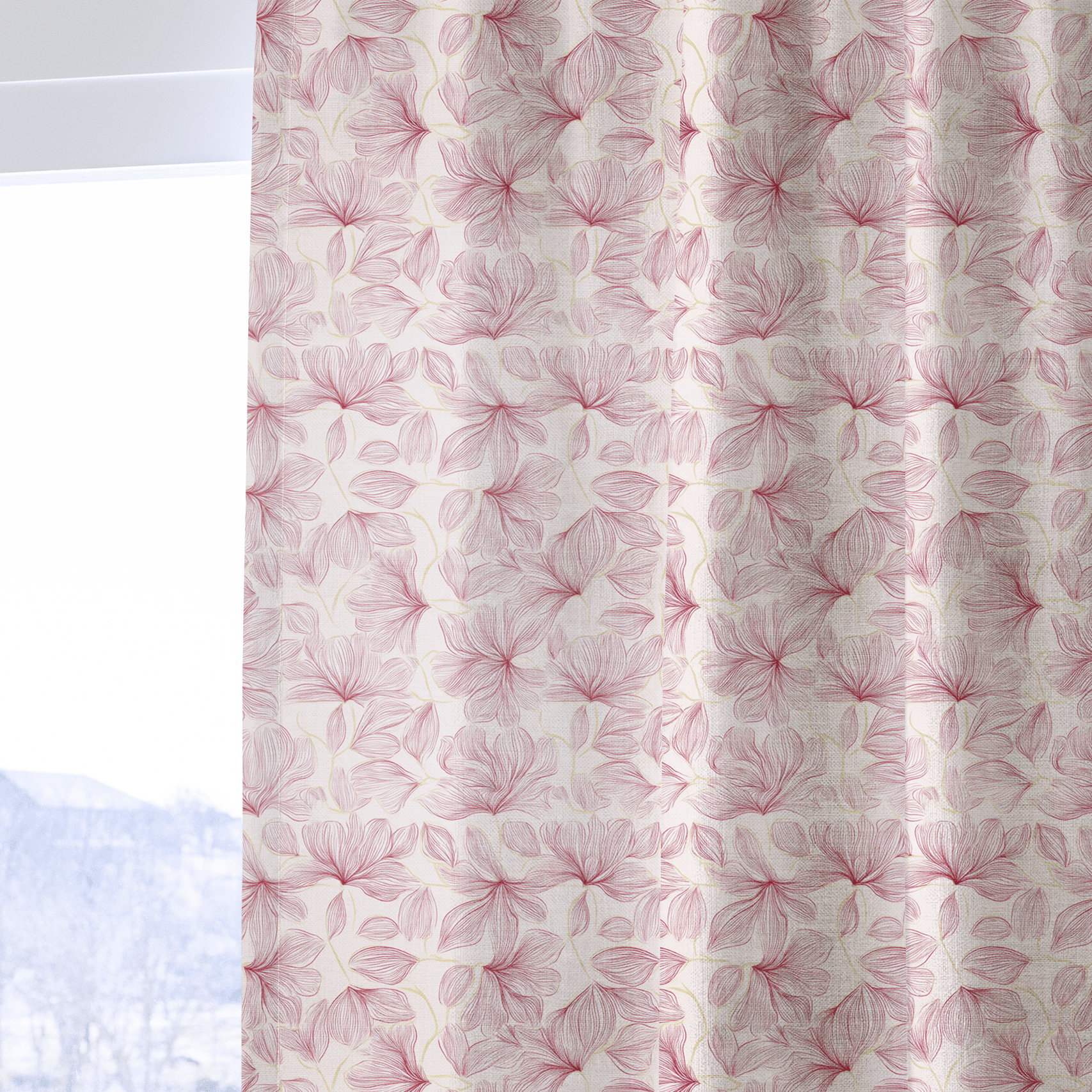 Raspberry Mist - Drapery - Benton Lane Home - Lemon Park