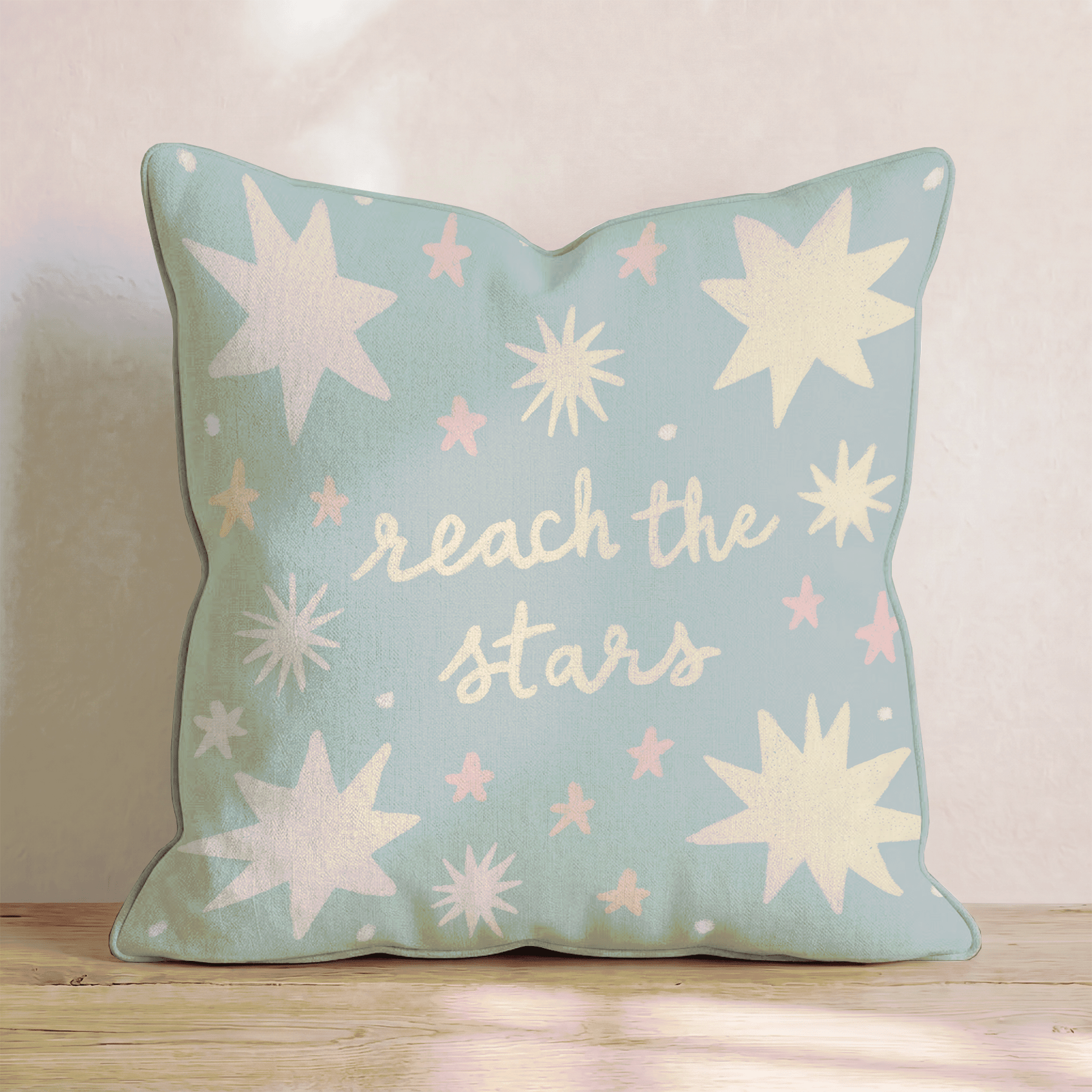 Reach the Stars Throw Pillow - Benton Lane Home - Hillcroft Home
