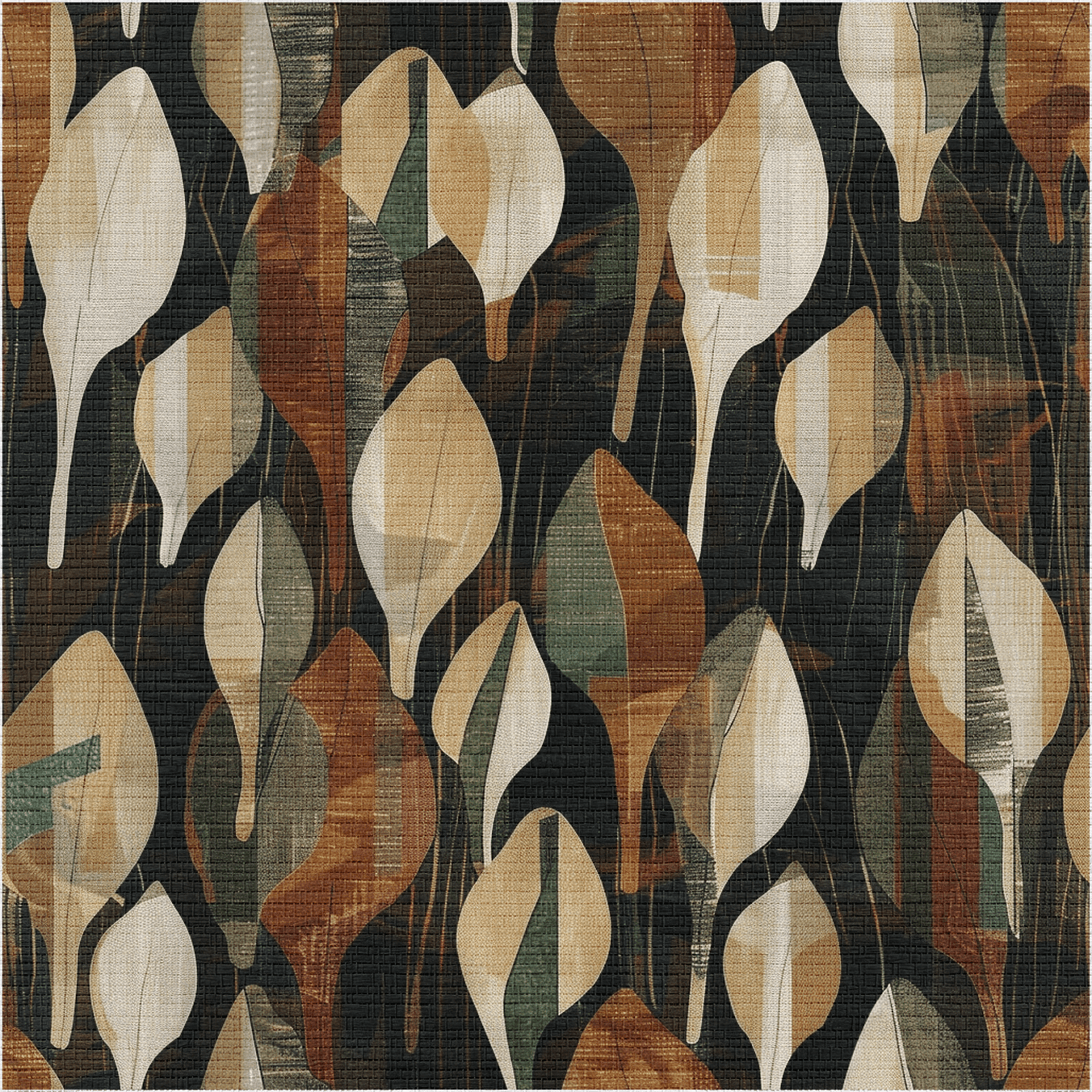 Red Clay County Faux Grasscloth Wallpaper - Benton Lane Home - Painted Paper