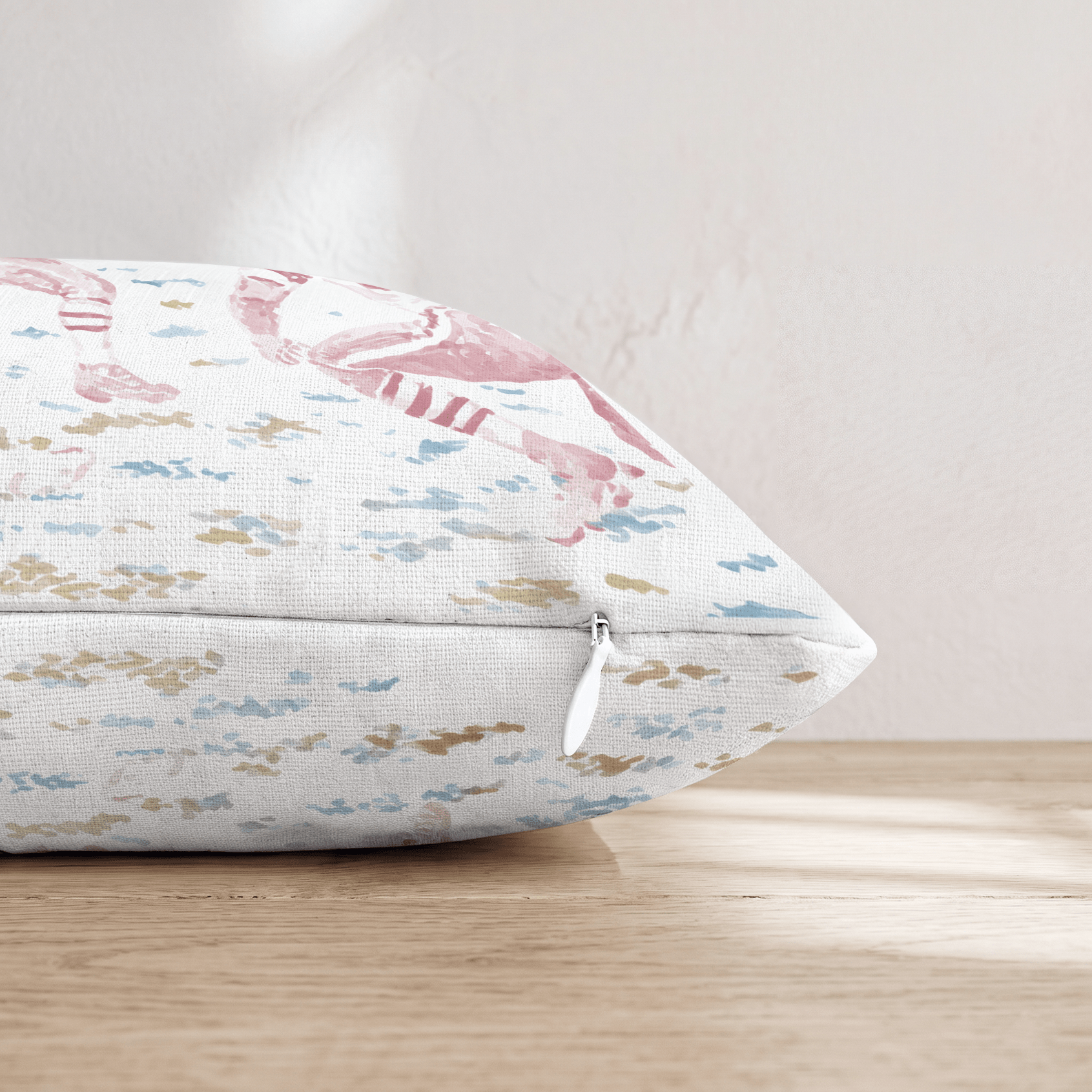Red Football Scene Throw Pillow - Hillcroft Home