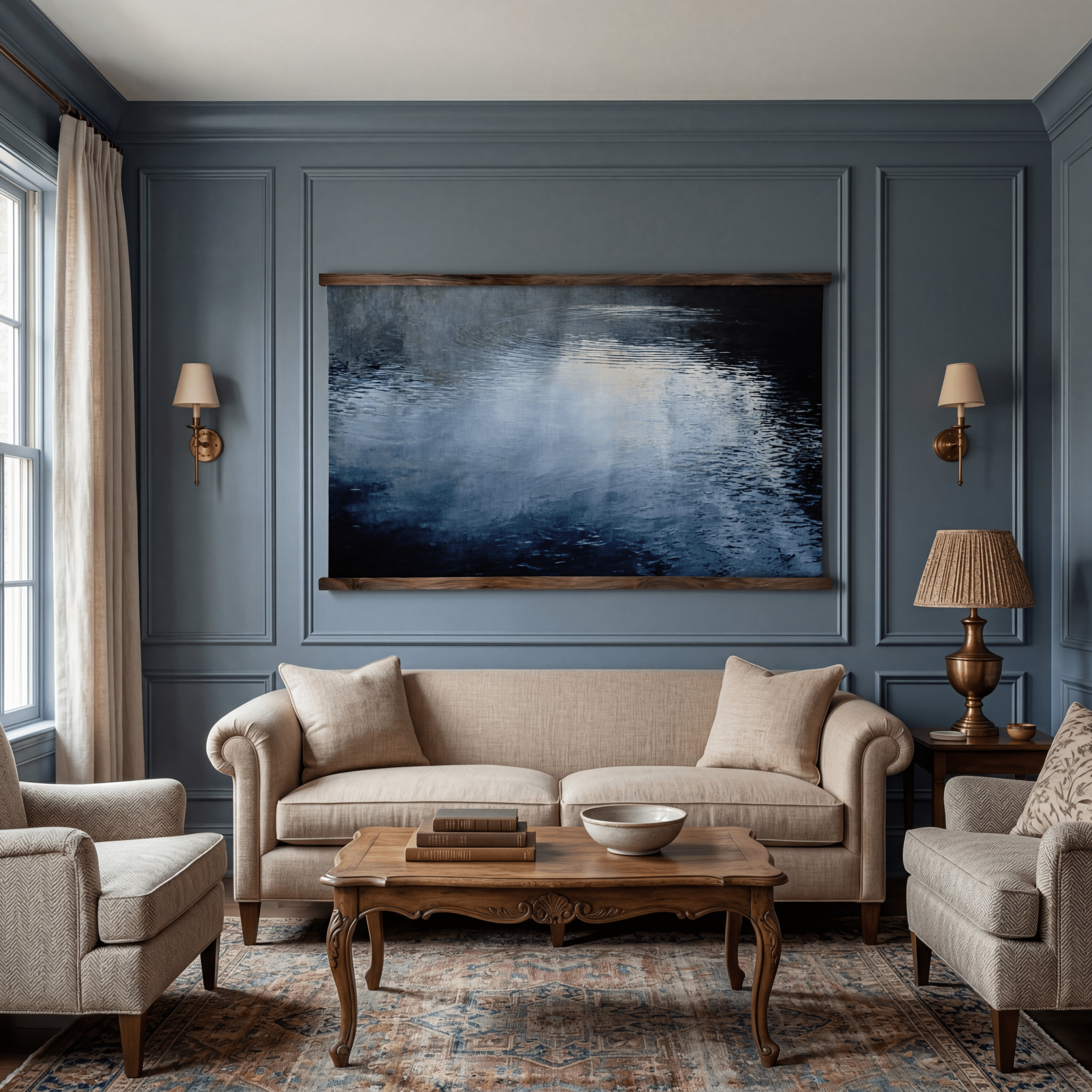 Reflections - Tapestry - Painted Paper