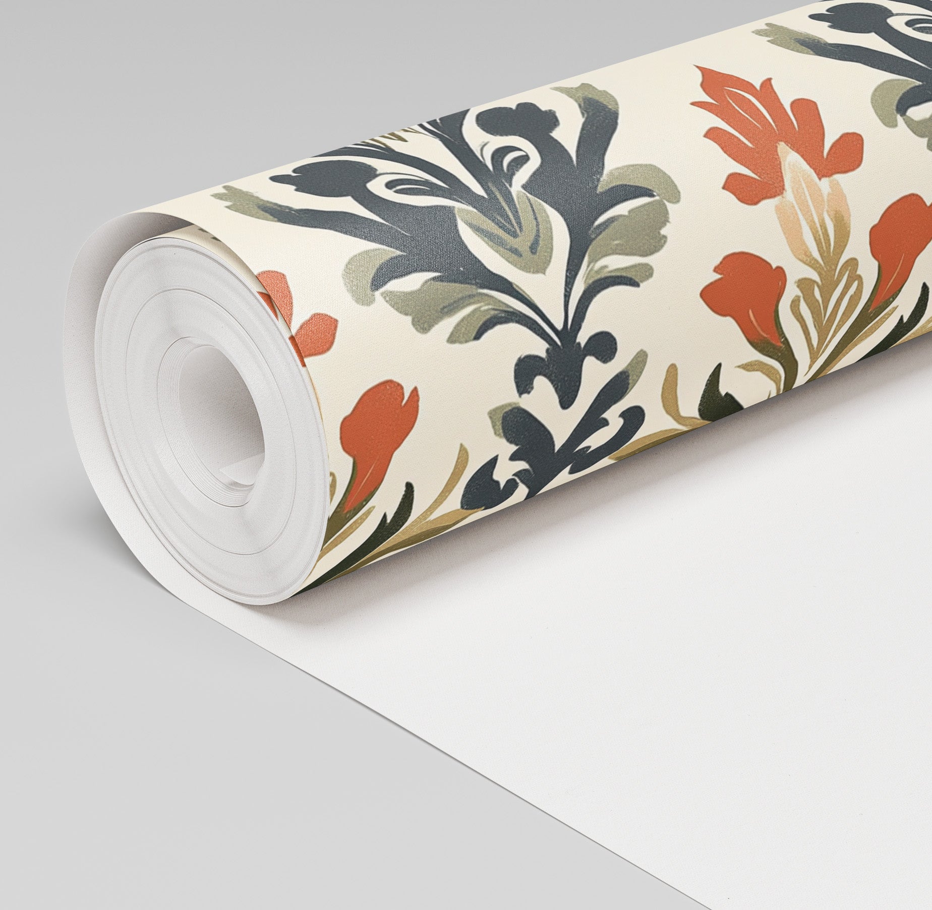 Regal Rustwood Wallpaper - Painted Paper