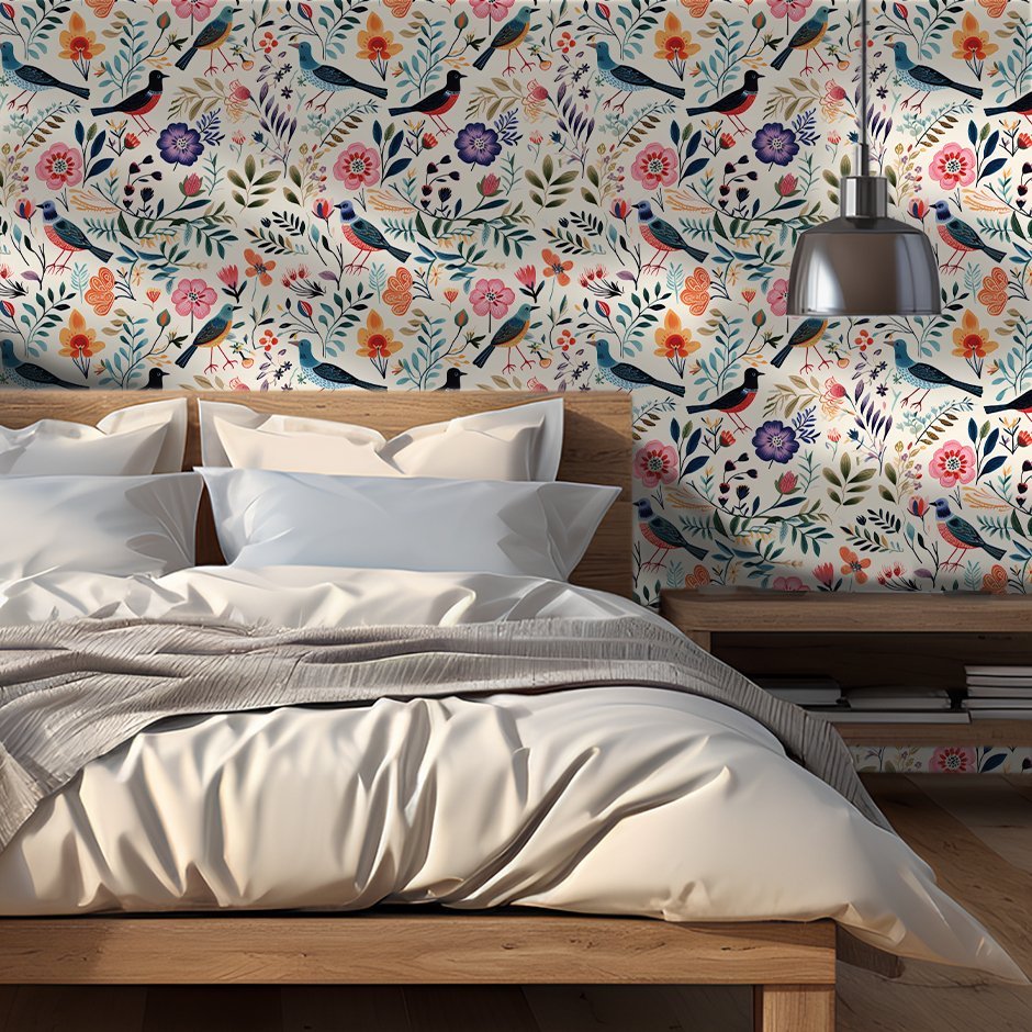 Remi Wallpaper - Benton Lane Home - Painted Paper