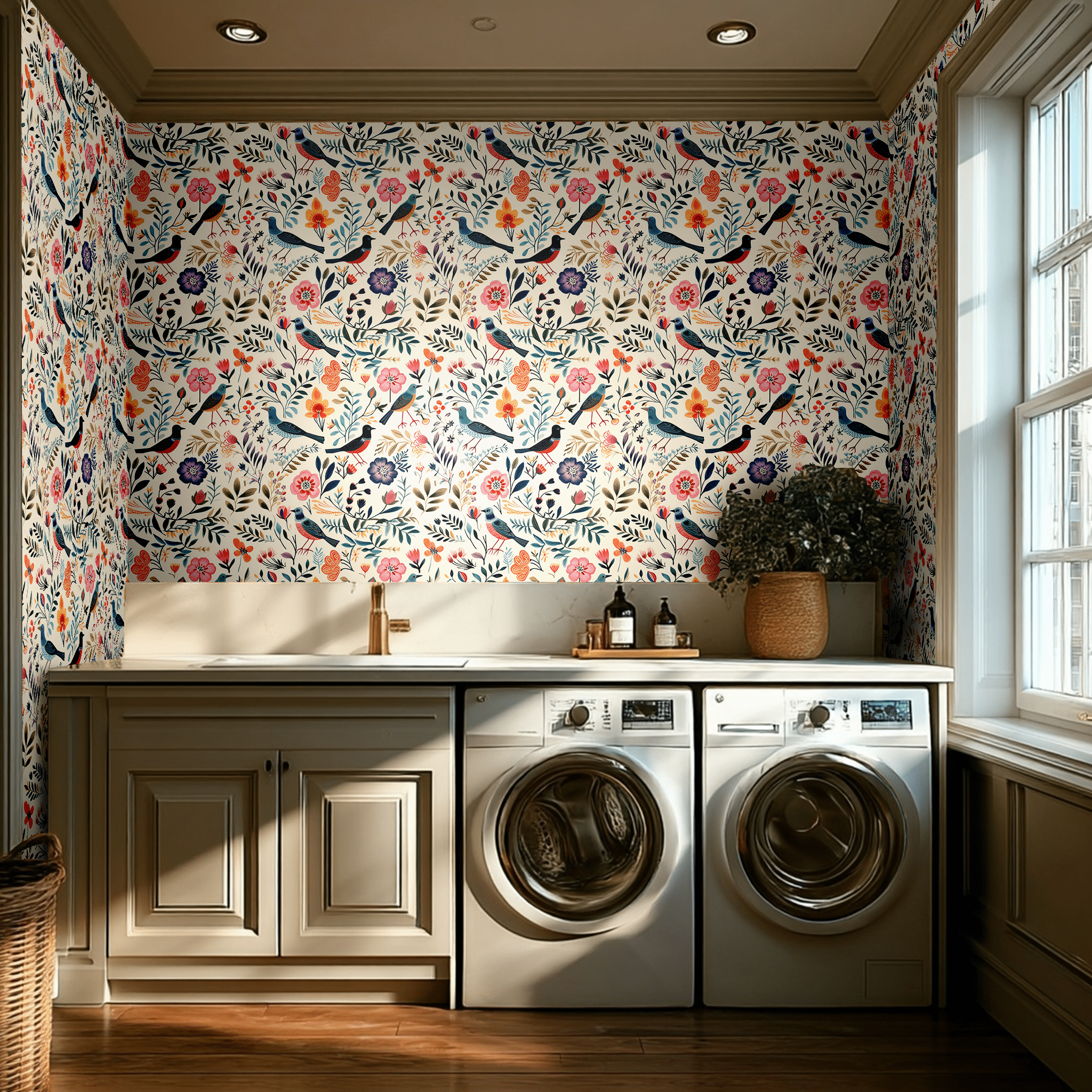 Remi Wallpaper - Benton Lane Home - Painted Paper