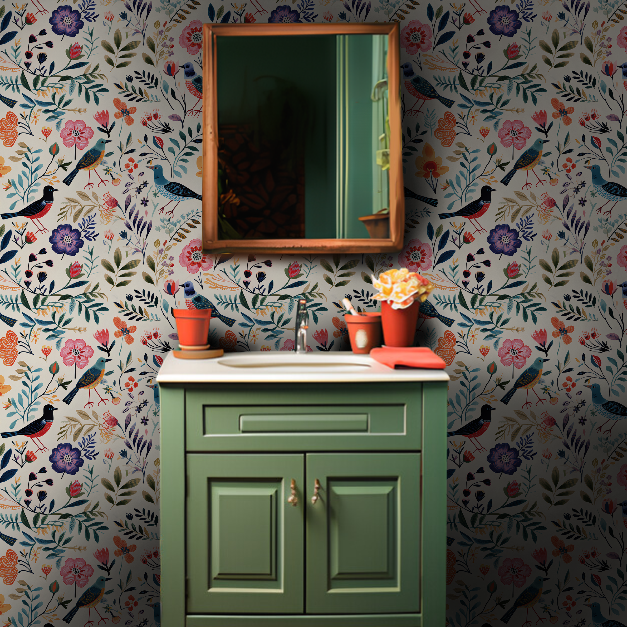 Remi Wallpaper - Painted Paper