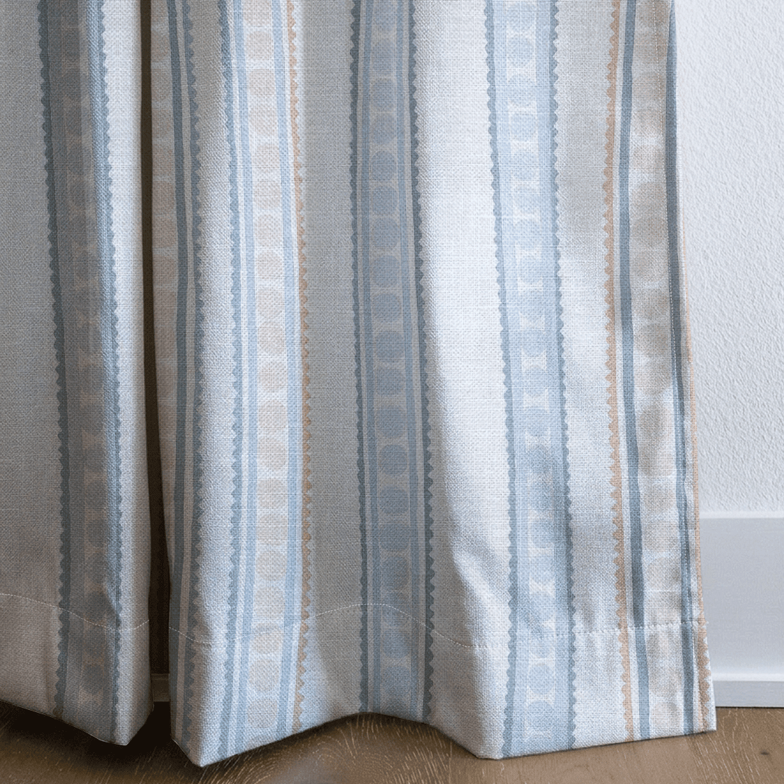 Ribbon Rows - Drapery - Benton Lane Home - Lemon Park