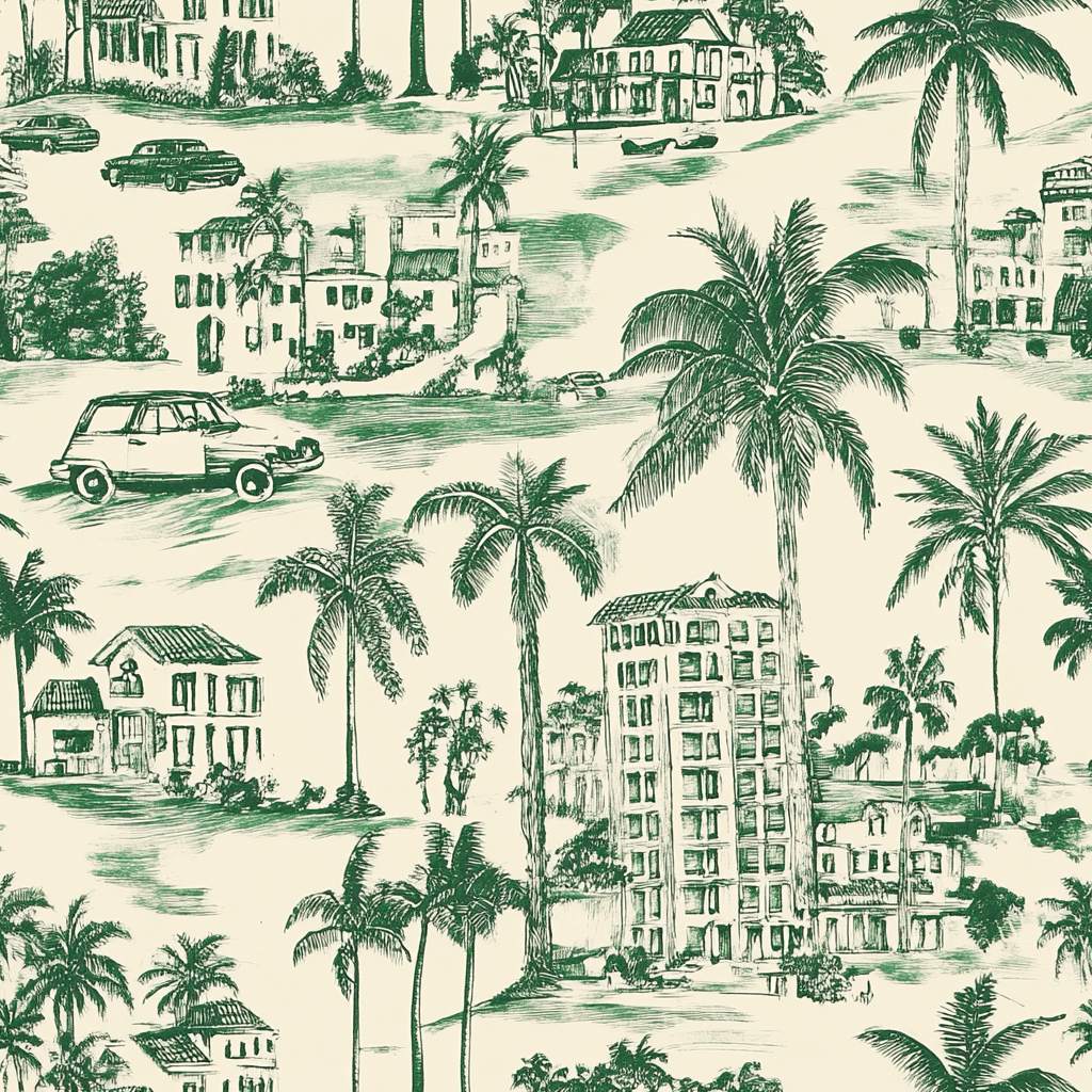 Rina Wallpaper - Benton Lane Home - Painted Paper