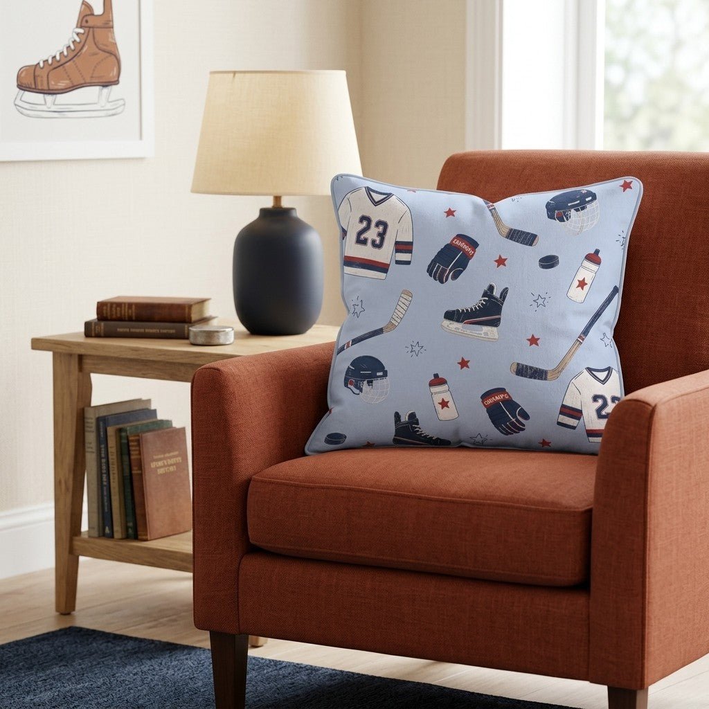 Rink Side Essentials Throw Pillow - Benton Lane Home - Hillcroft Home