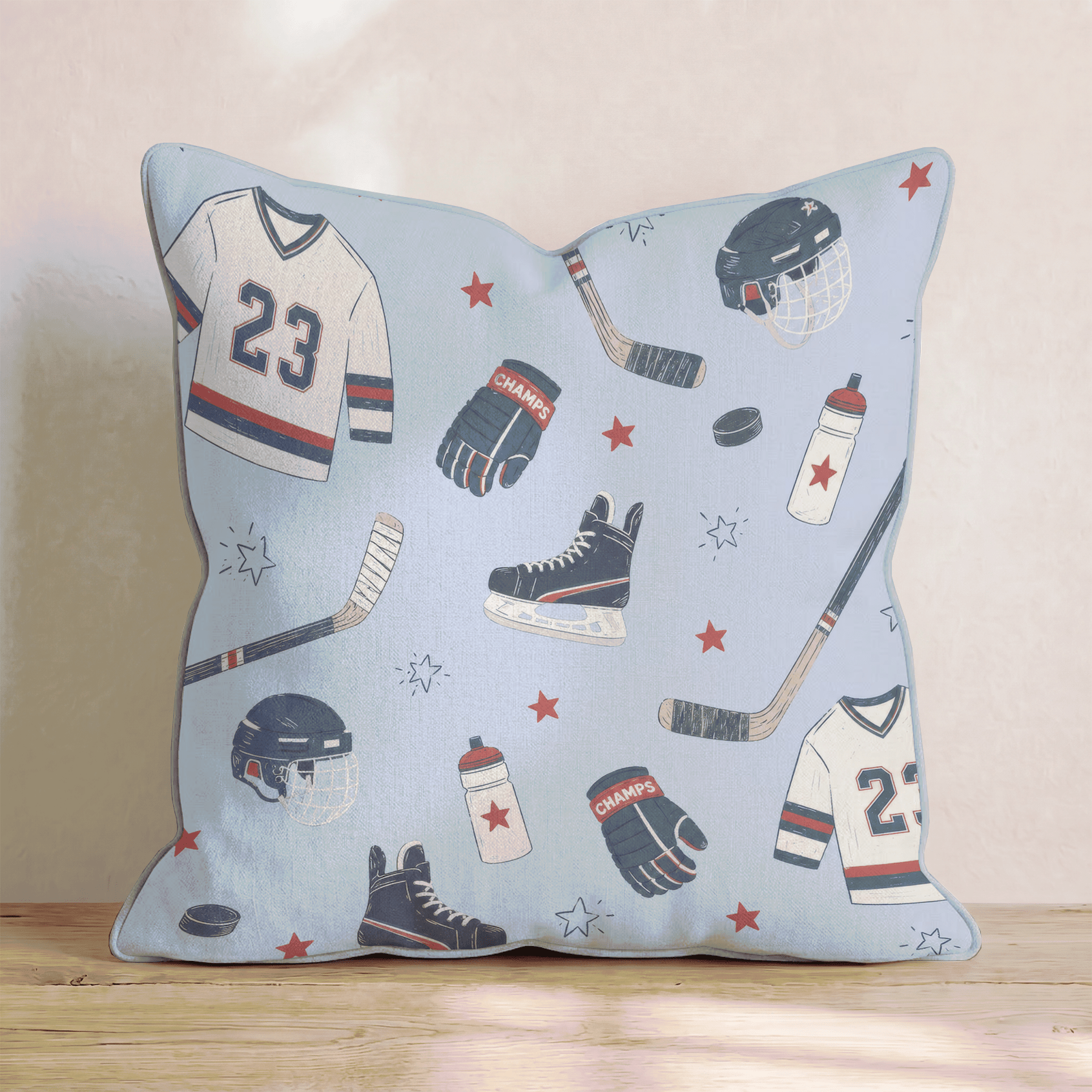 Rink Side Essentials Throw Pillow - Benton Lane Home - Hillcroft Home