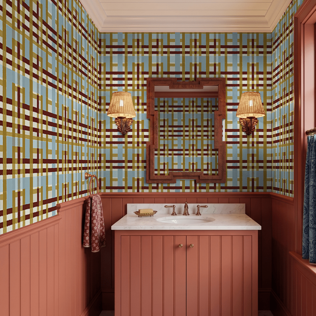 Risa Stripes Wallpaper - Painted Paper