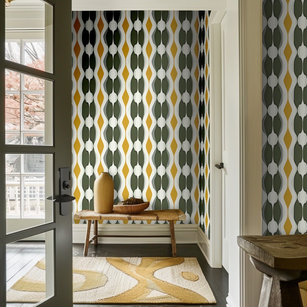 Rita Wallpaper - Benton Lane Home - Painted Paper