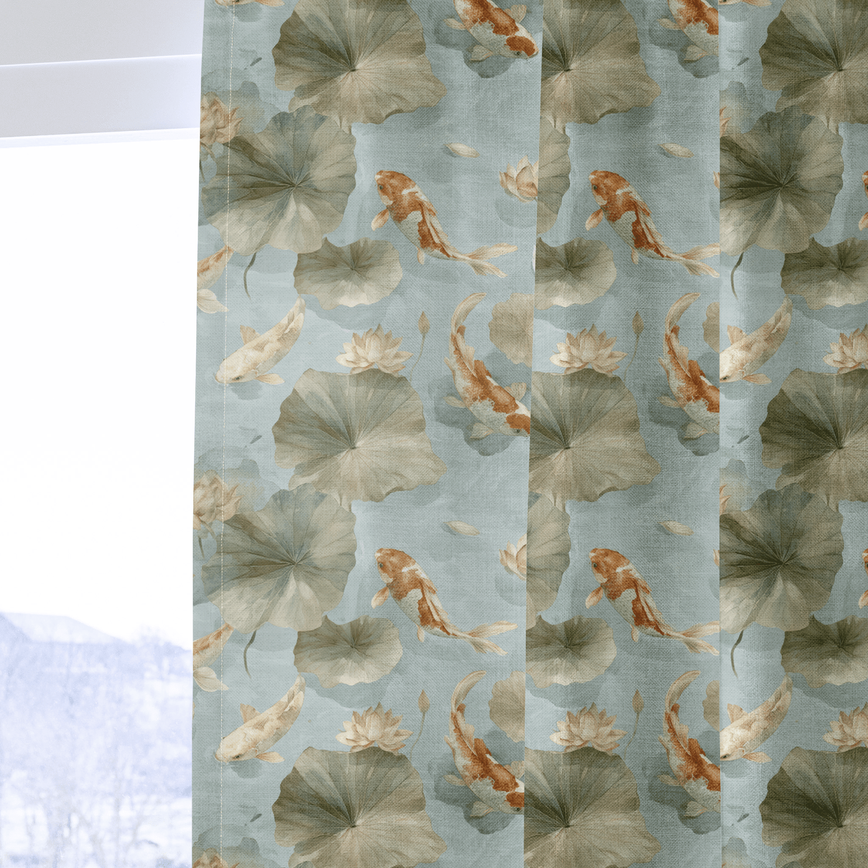 River Dance - Drapery - Benton Lane Home - Lemon Park