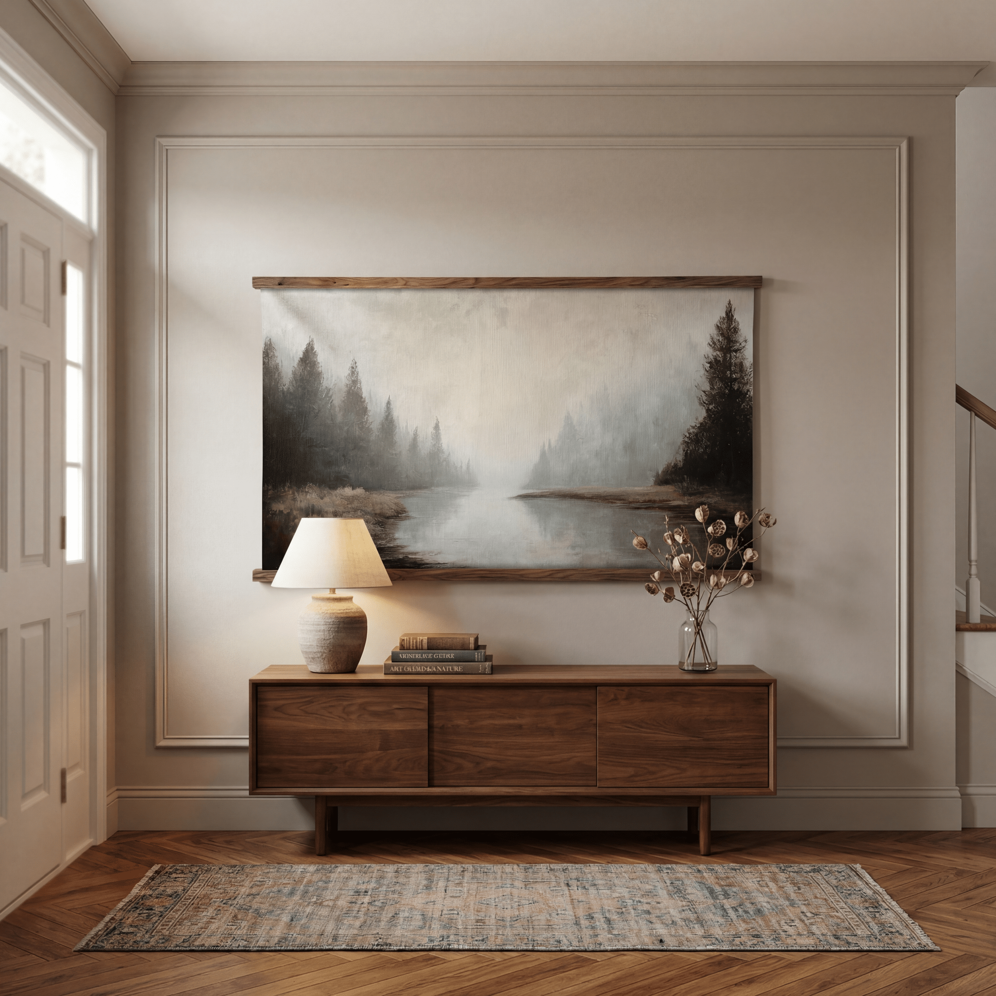 River Fades - Tapestry - Benton Lane Home - Painted Paper