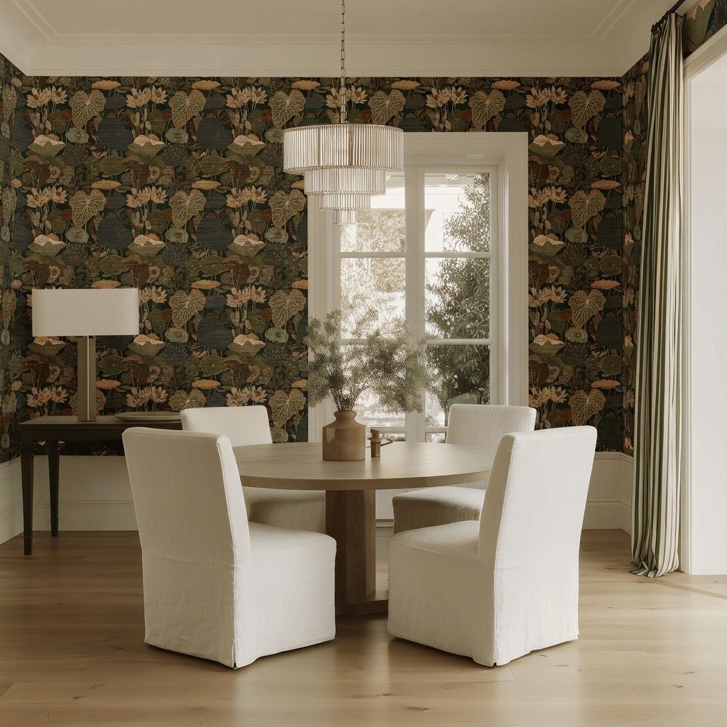 Riverbank Faux Grasscloth Wallpaper - Painted Paper