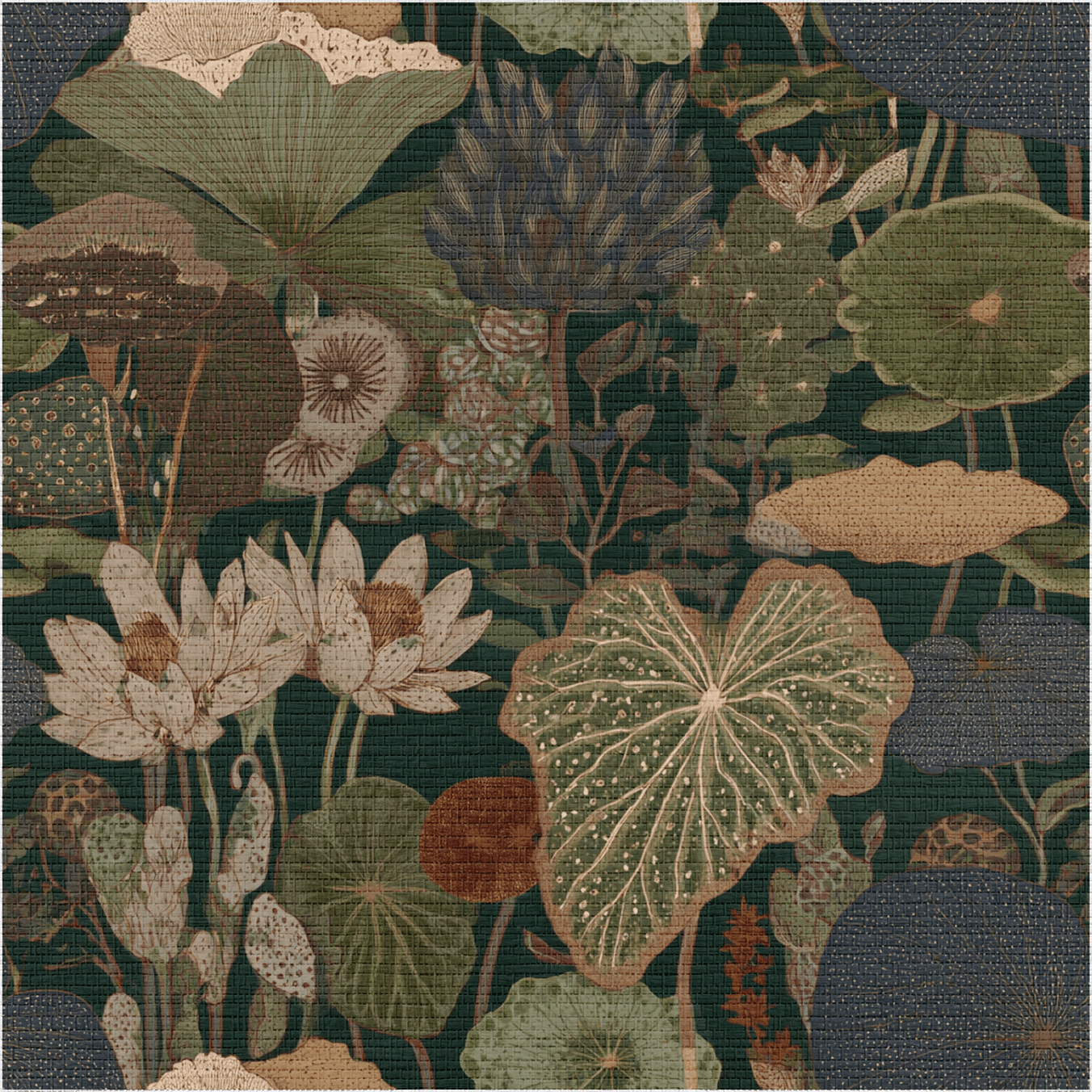 Riverbank Faux Grasscloth Wallpaper - Painted Paper