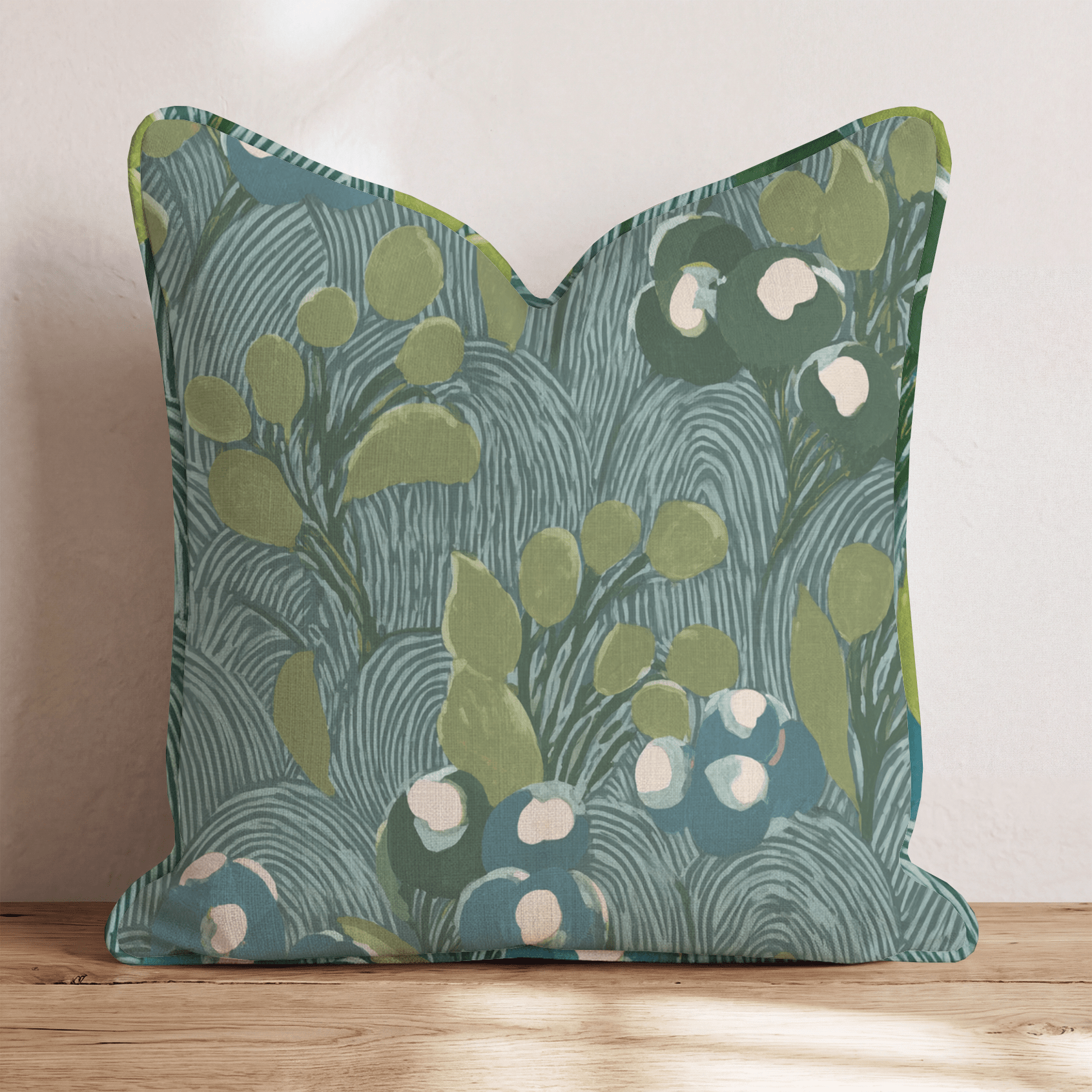 Riviera Bouquet Throw Pillow - Benton Lane Home - Hillcroft Home