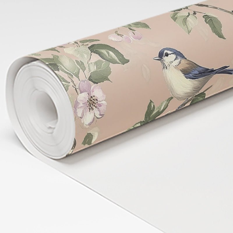 Robin's Bloom Wallpaper - Benton Lane Home - Painted Paper