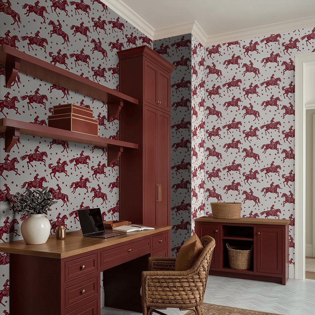 Rodeo Sky Wallpaper - Benton Lane Home - Painted Paper