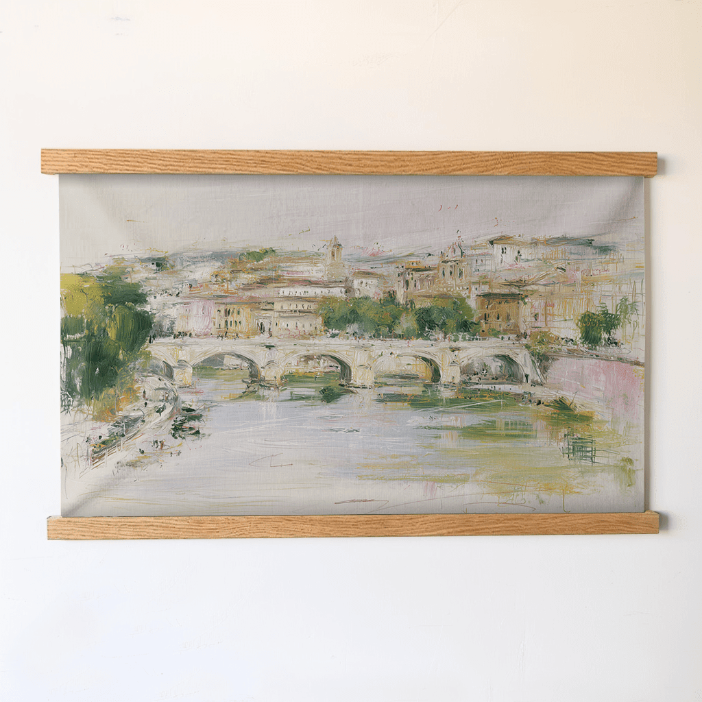 Rome Over the Tiber - Tapestry - Lemon Park