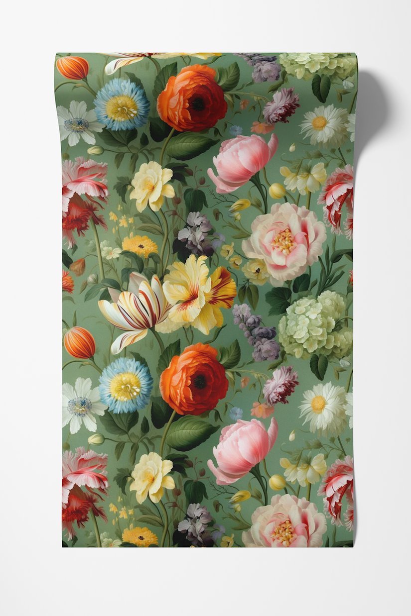 Romilly Floral Wallpaper - Benton Lane Home - Painted Paper