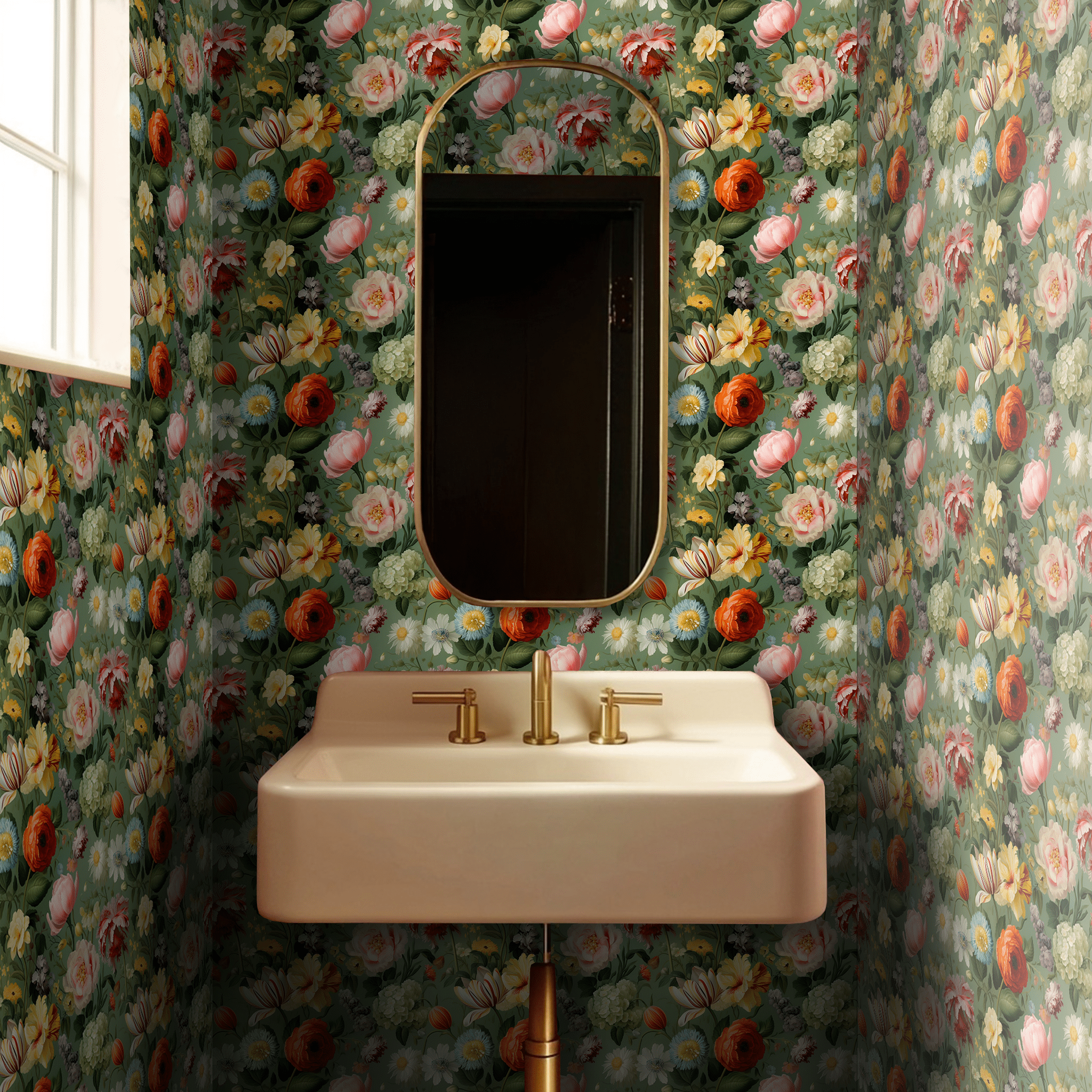 Romilly Floral Wallpaper - Benton Lane Home - Painted Paper