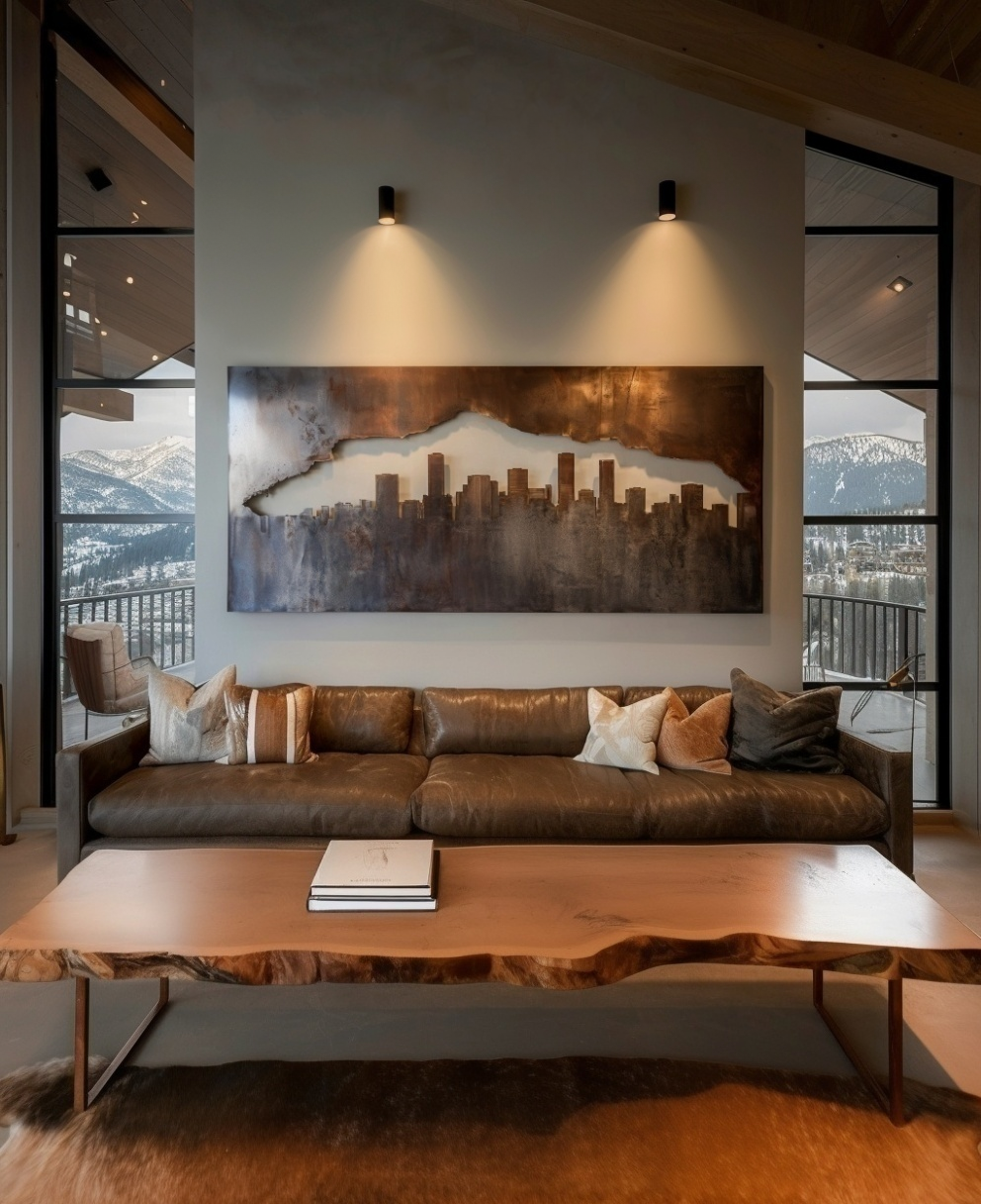 The Denver Skyline - Metal Wall Art
