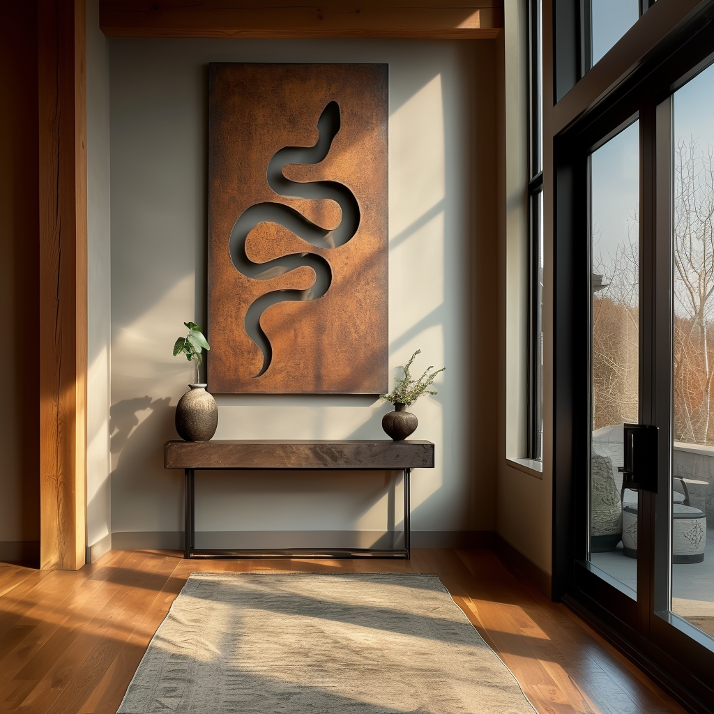 The Viper - Metal Wall Art