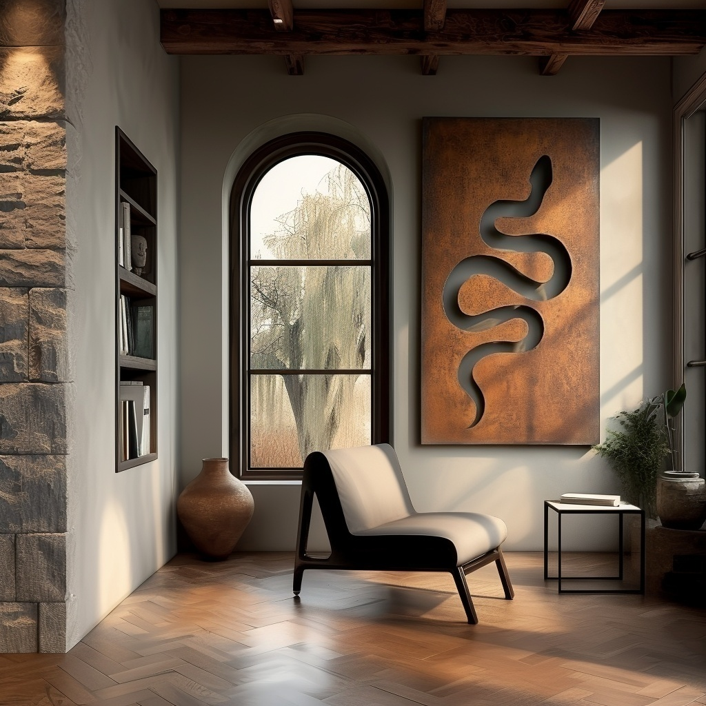 The Viper - Metal Wall Art