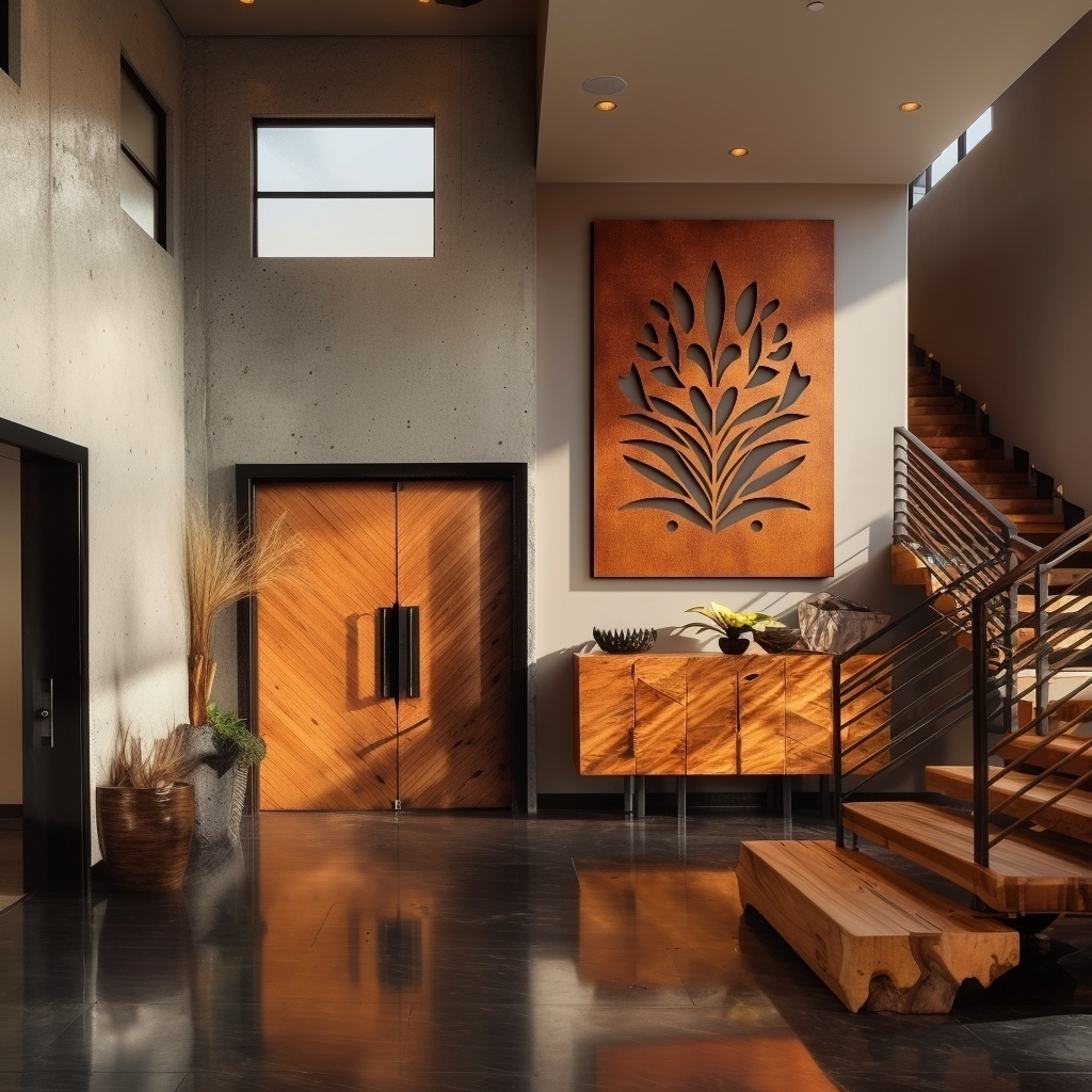 The Nordic Bloom - Metal Wall Art