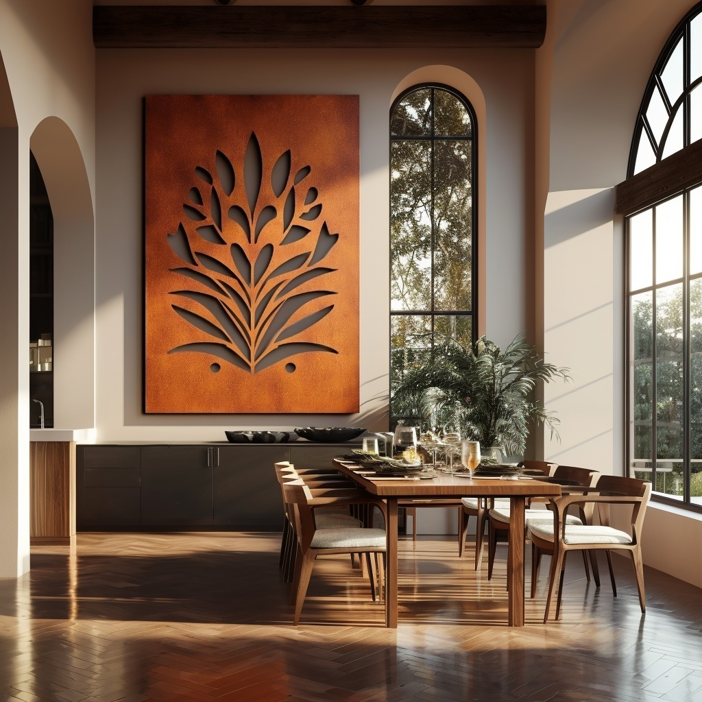 The Nordic Bloom - Metal Wall Art