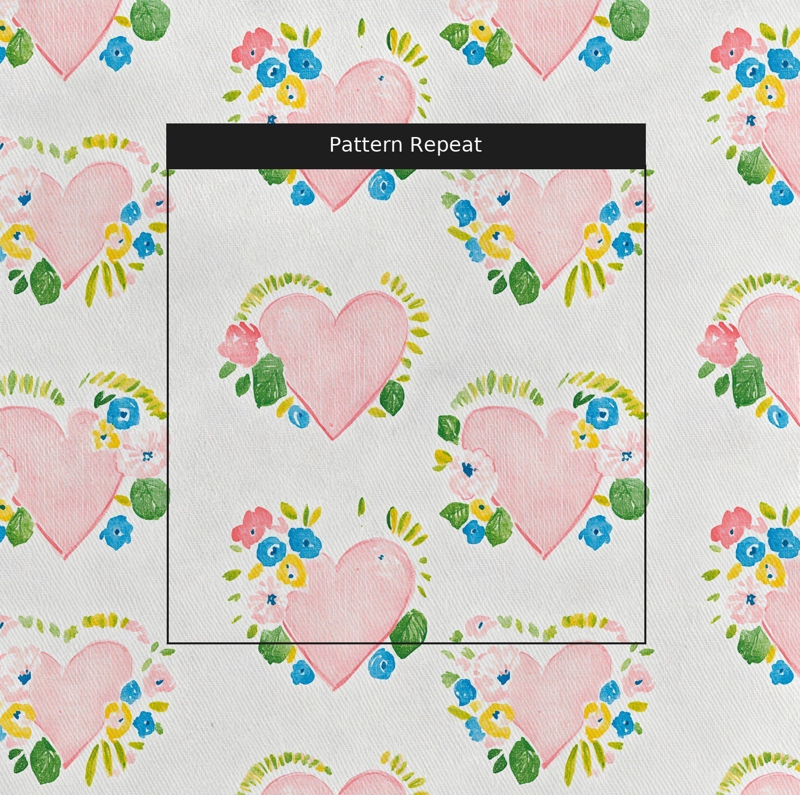 Rosabella Hearts - Fabric - Benton Lane Home - Lemon Park
