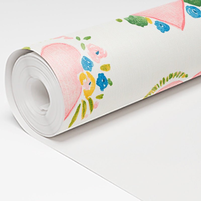 Rosabella Hearts Wallpaper - Lemon Park