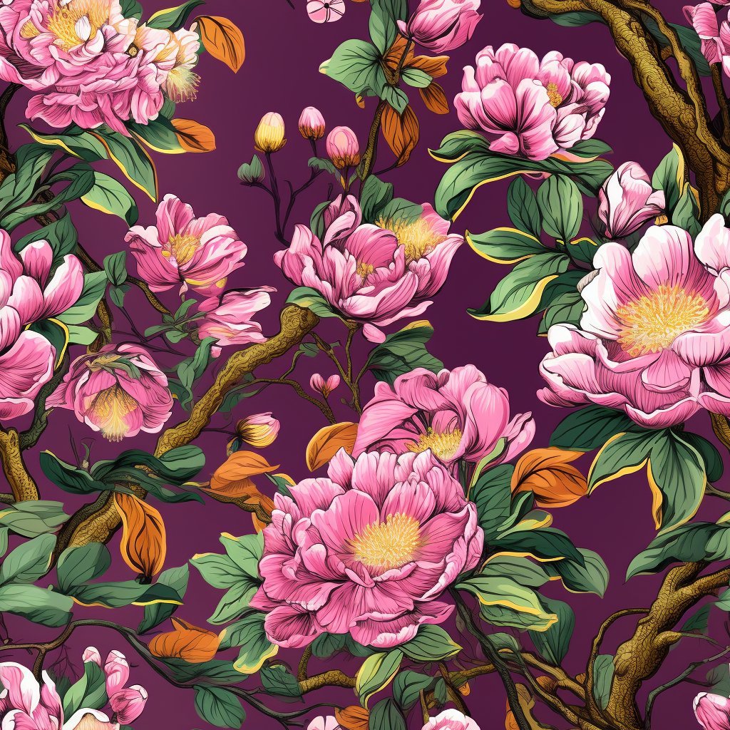 Rosabelle Bloom Wallpaper - Benton Lane Home - Painted Paper