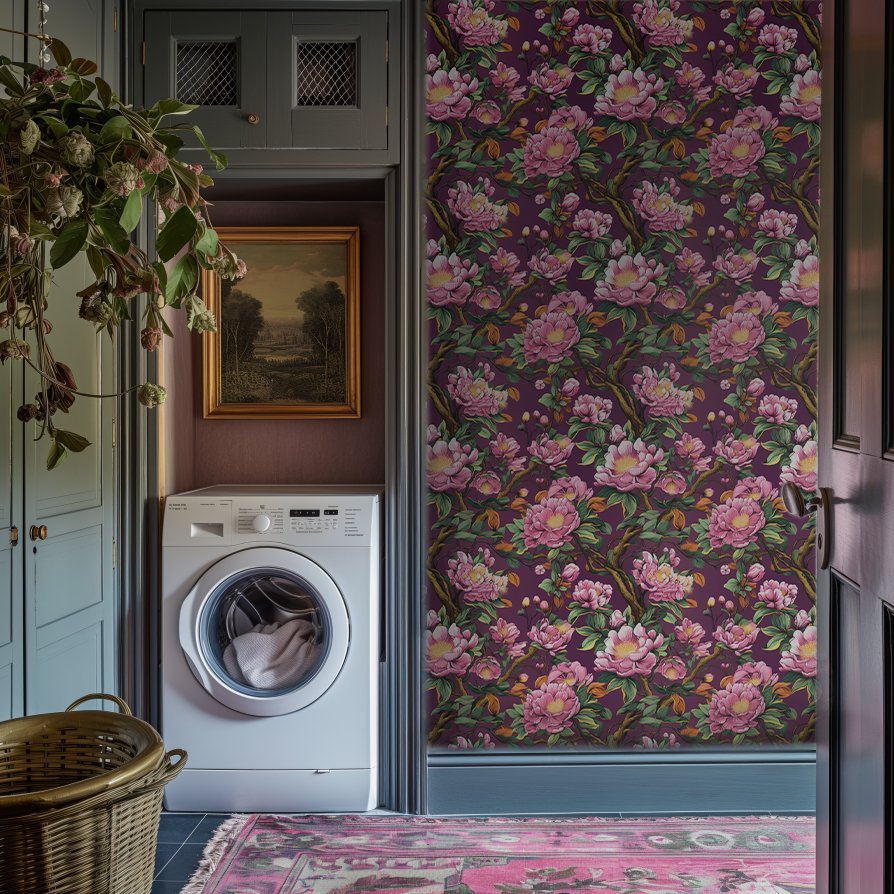 Rosabelle Bloom Wallpaper - Benton Lane Home - Painted Paper