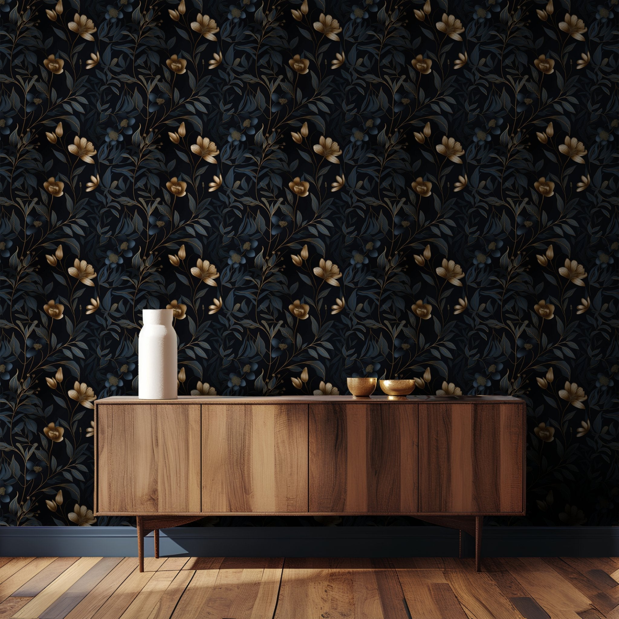 Rosalind Floral Wallpaper - Benton Lane Home - Painted Paper