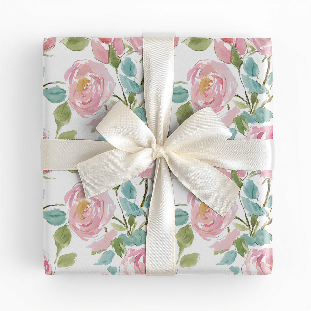 Rosé Bloom - Wrapping Paper - Benton Lane Home - Lemon Park