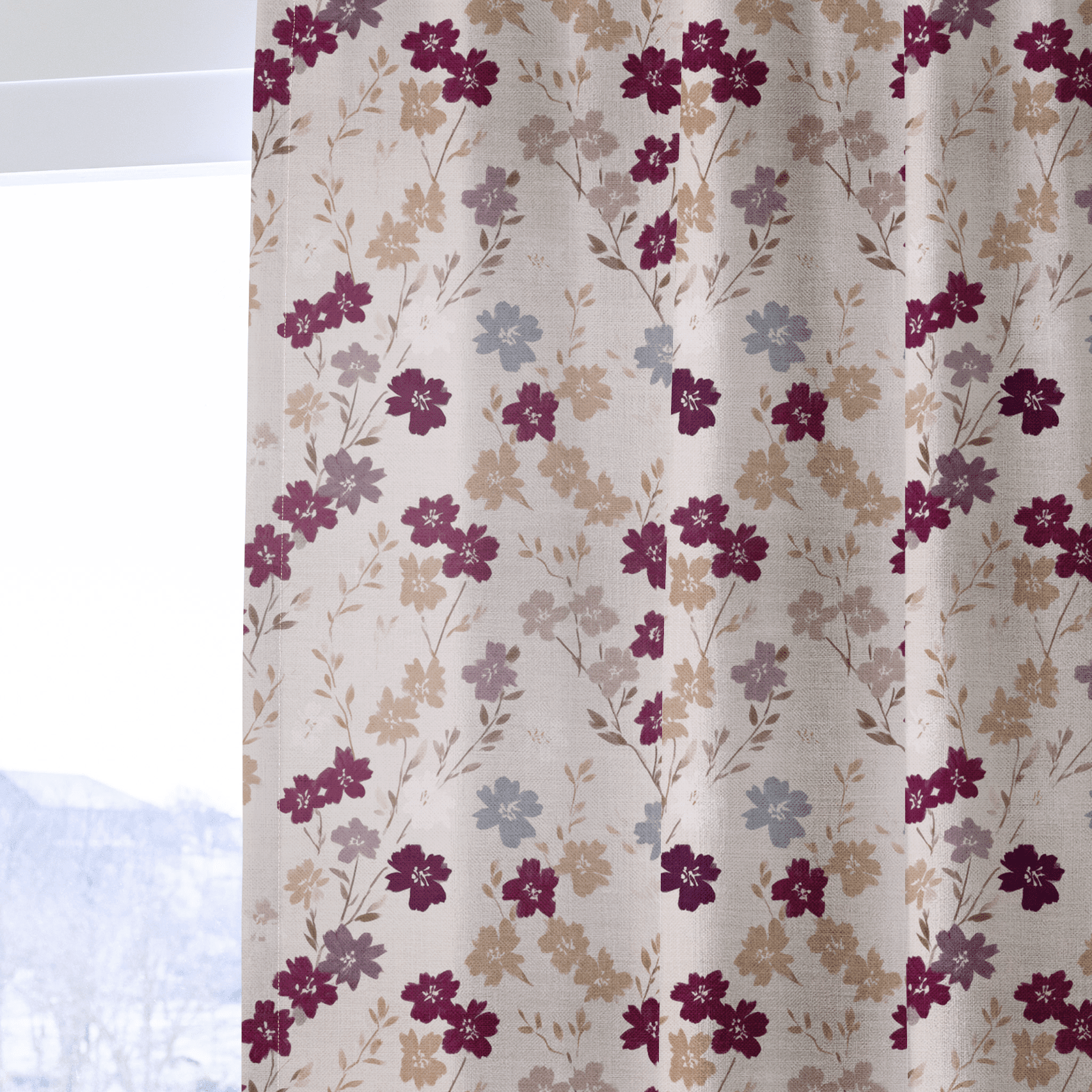 Rose Hall - Drapery - Benton Lane Home - Lemon Park