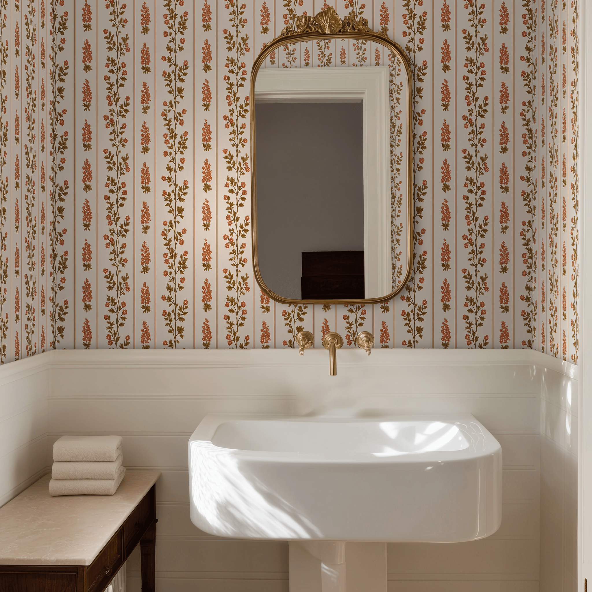 Rosehill Terrace Wallpaper - Benton Lane Home - Painted Paper