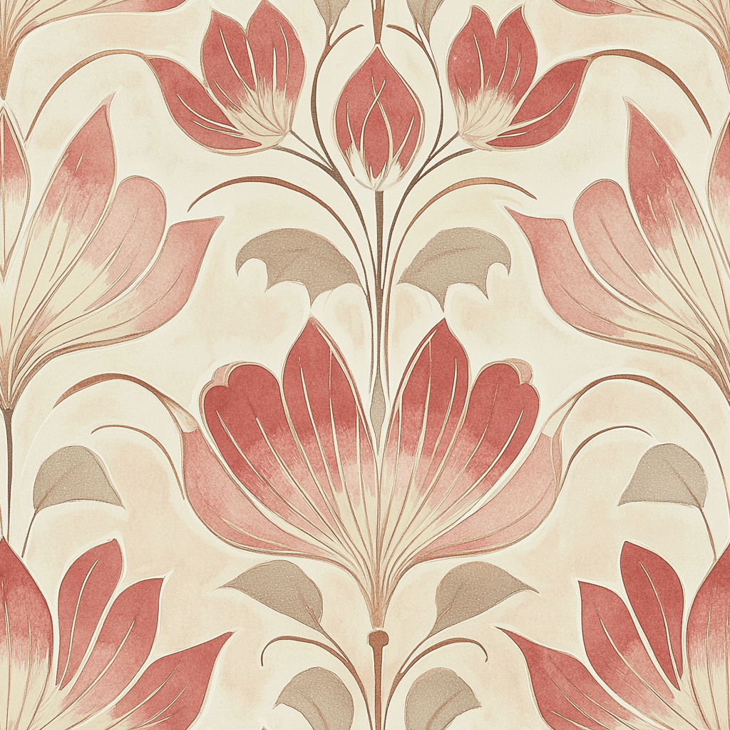 Roselain Wallpaper - Painted Paper