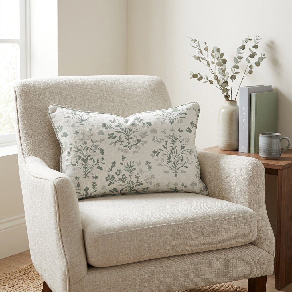 Rosemary's Garden Throw Pillow - Benton Lane Home - Lemon Park