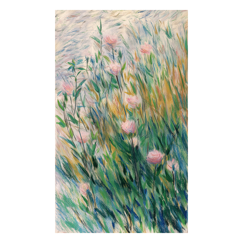 Roses in the Wind - Tapestry - Benton Lane Home - Lemon Park