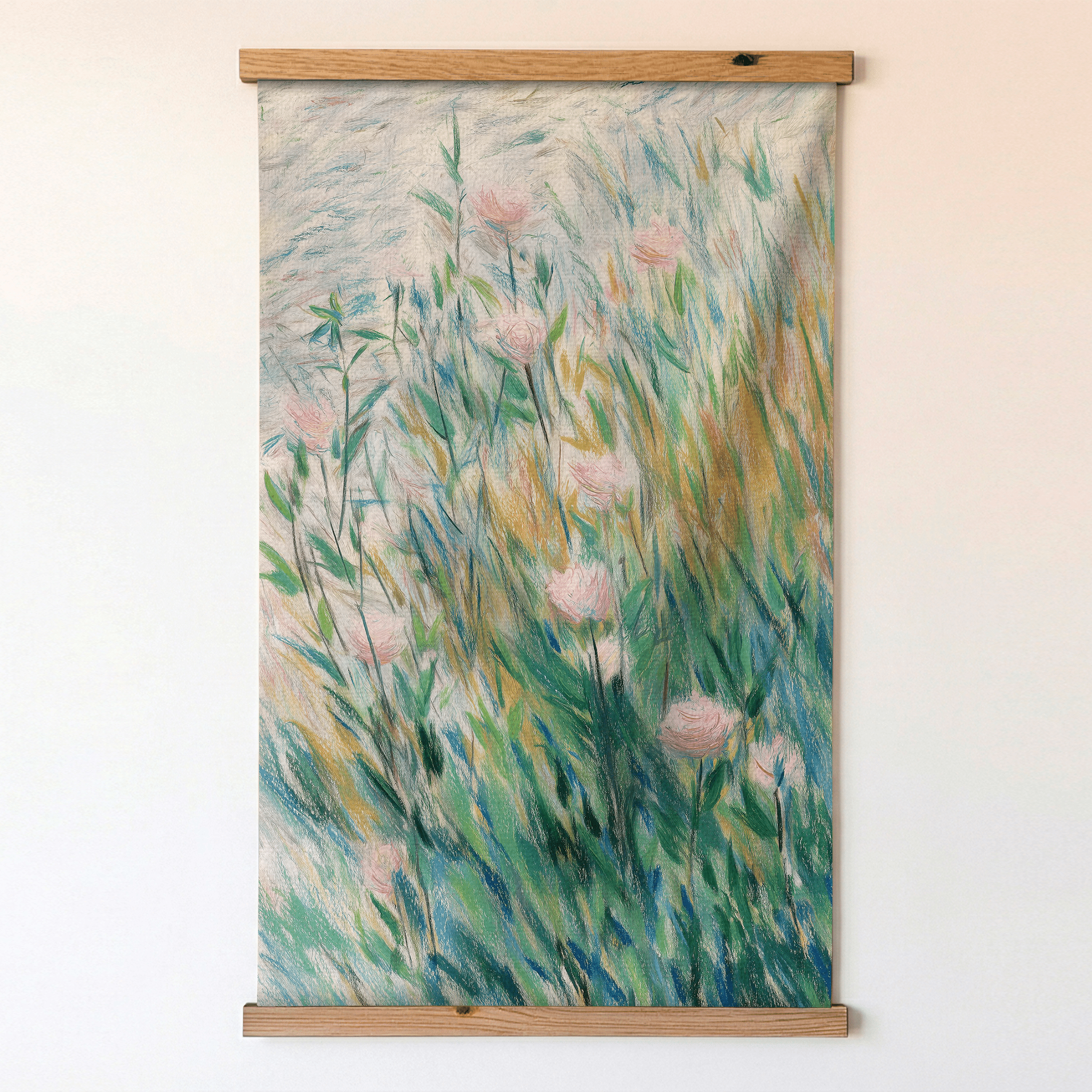 Roses in the Wind - Tapestry - Benton Lane Home - Lemon Park