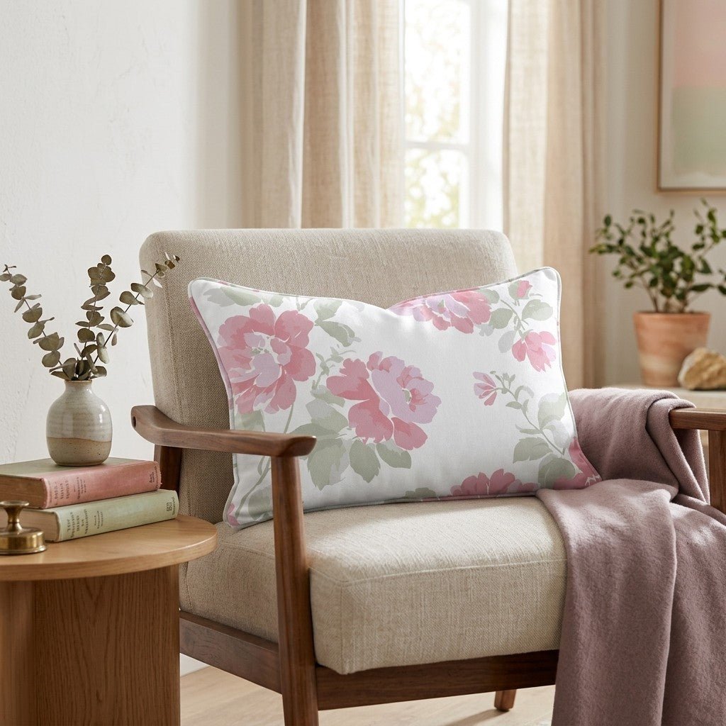 Rosewood Cottage Throw Pillow - Benton Lane Home - Lemon Park