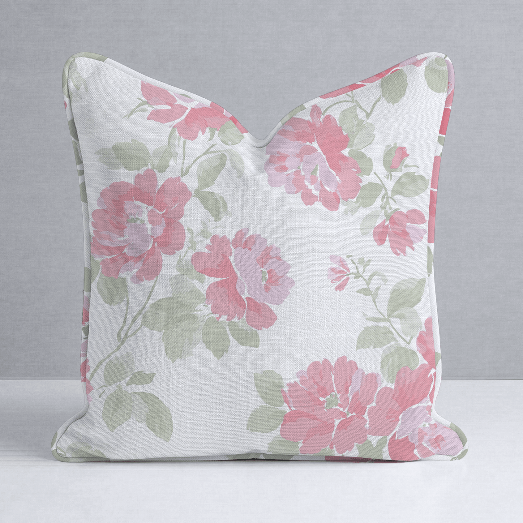 Rosewood Cottage Throw Pillow - Lemon Park