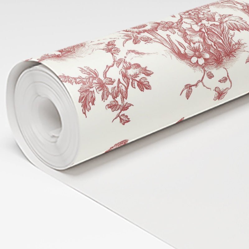 Rosewood Flora Wallpaper - Benton Lane Home - Painted Paper