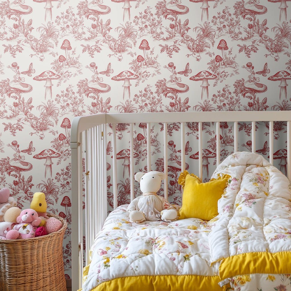 Rosewood Flora Wallpaper - Benton Lane Home - Painted Paper