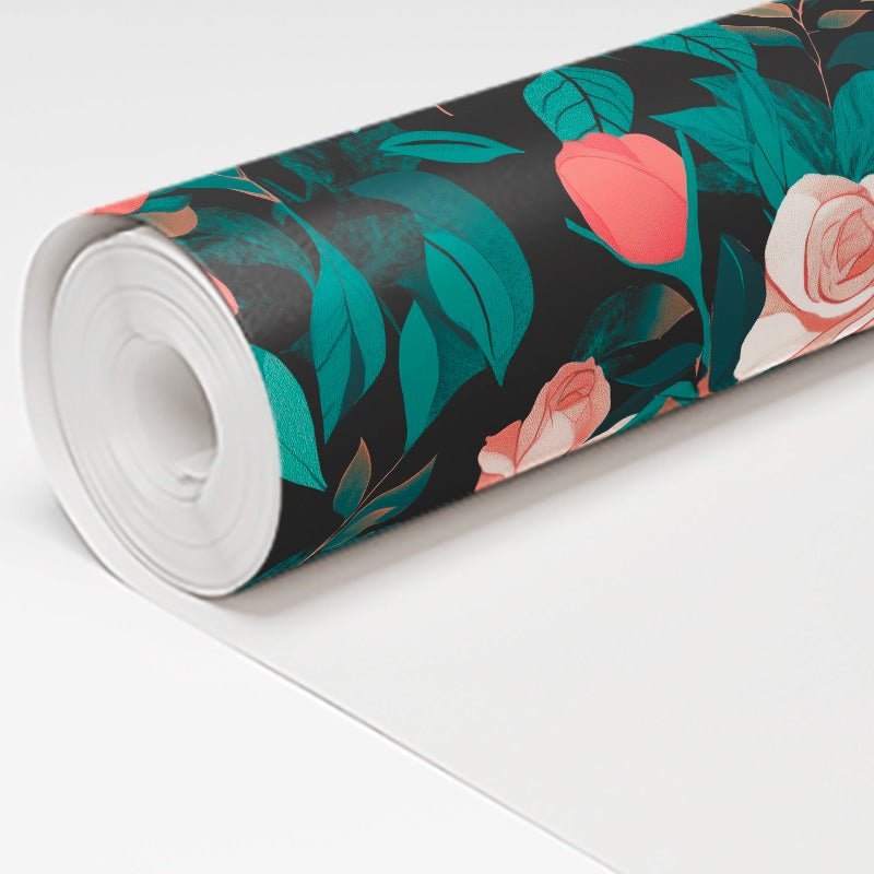 Rosewood Jungle Wallpaper - Benton Lane Home - Painted Paper