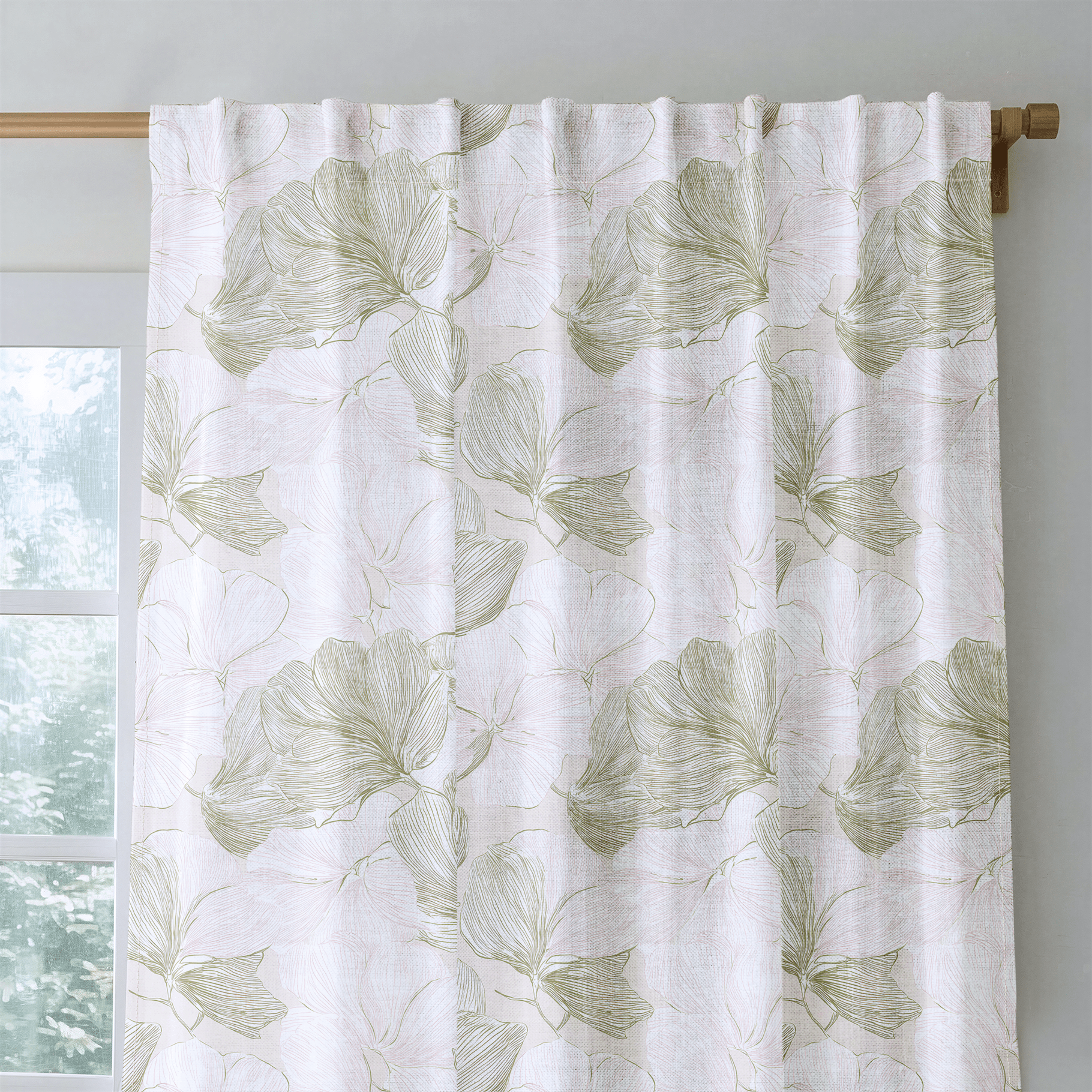 Rosy Air - Drapery - Benton Lane Home - Lemon Park