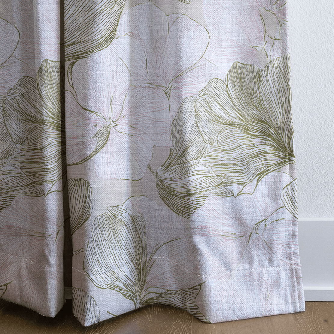 Rosy Air - Drapery - Benton Lane Home - Lemon Park
