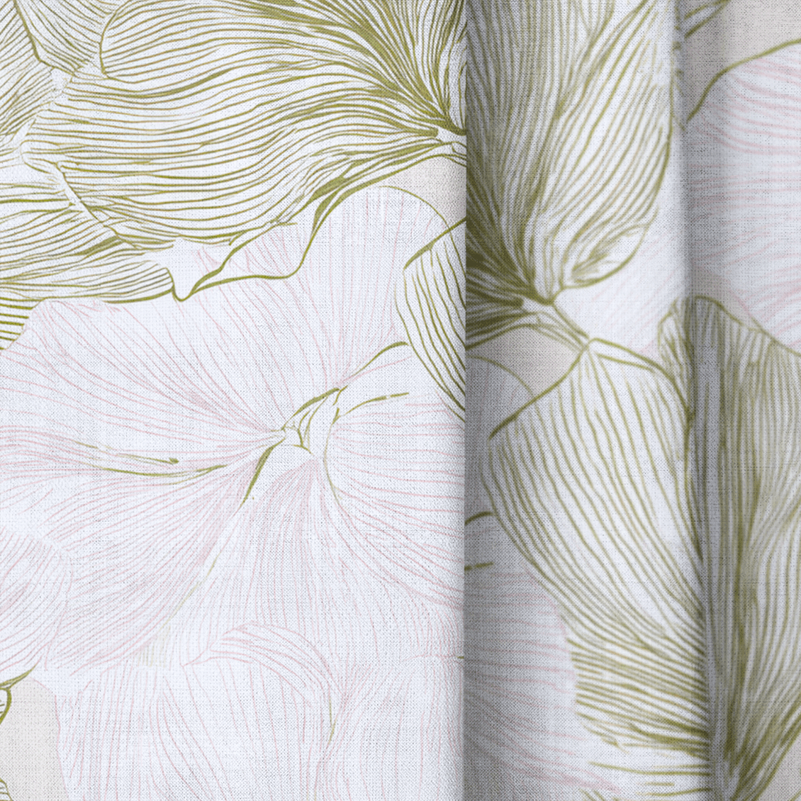 Rosy Air - Drapery - Benton Lane Home - Lemon Park